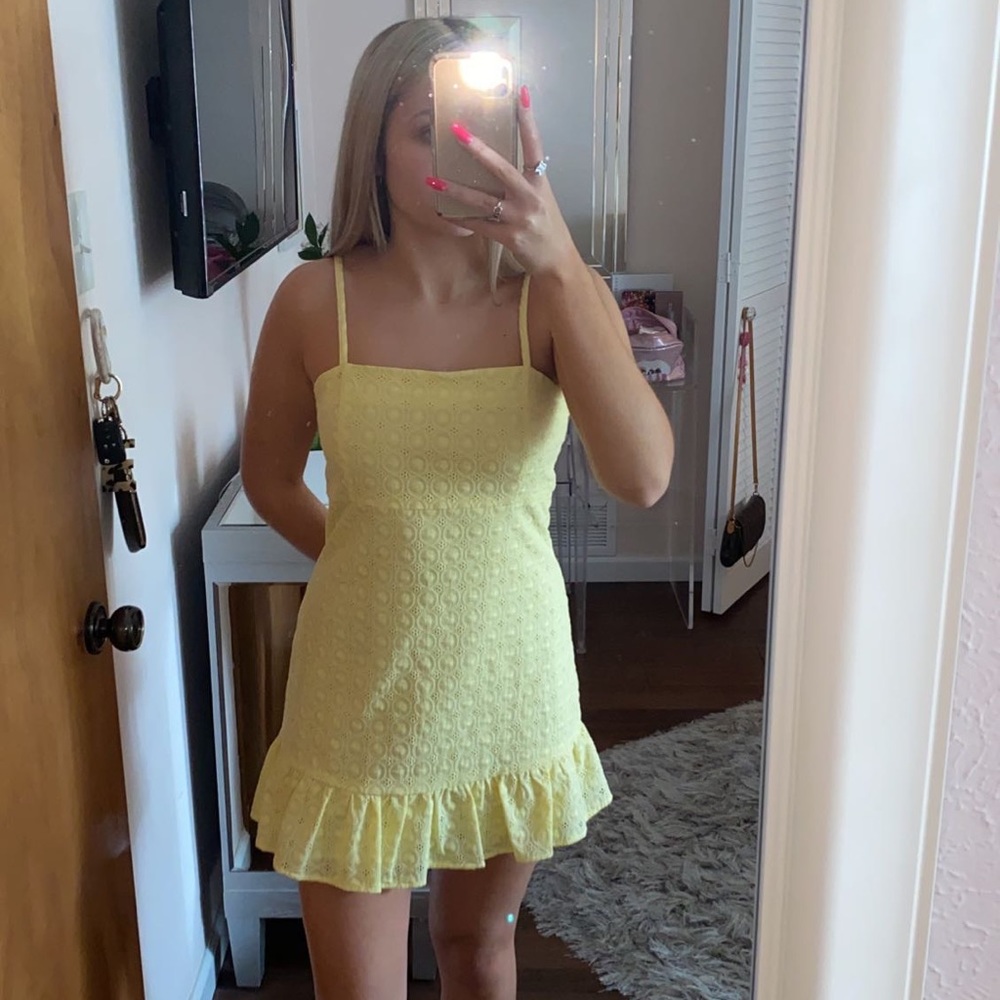 Yellow sun dress